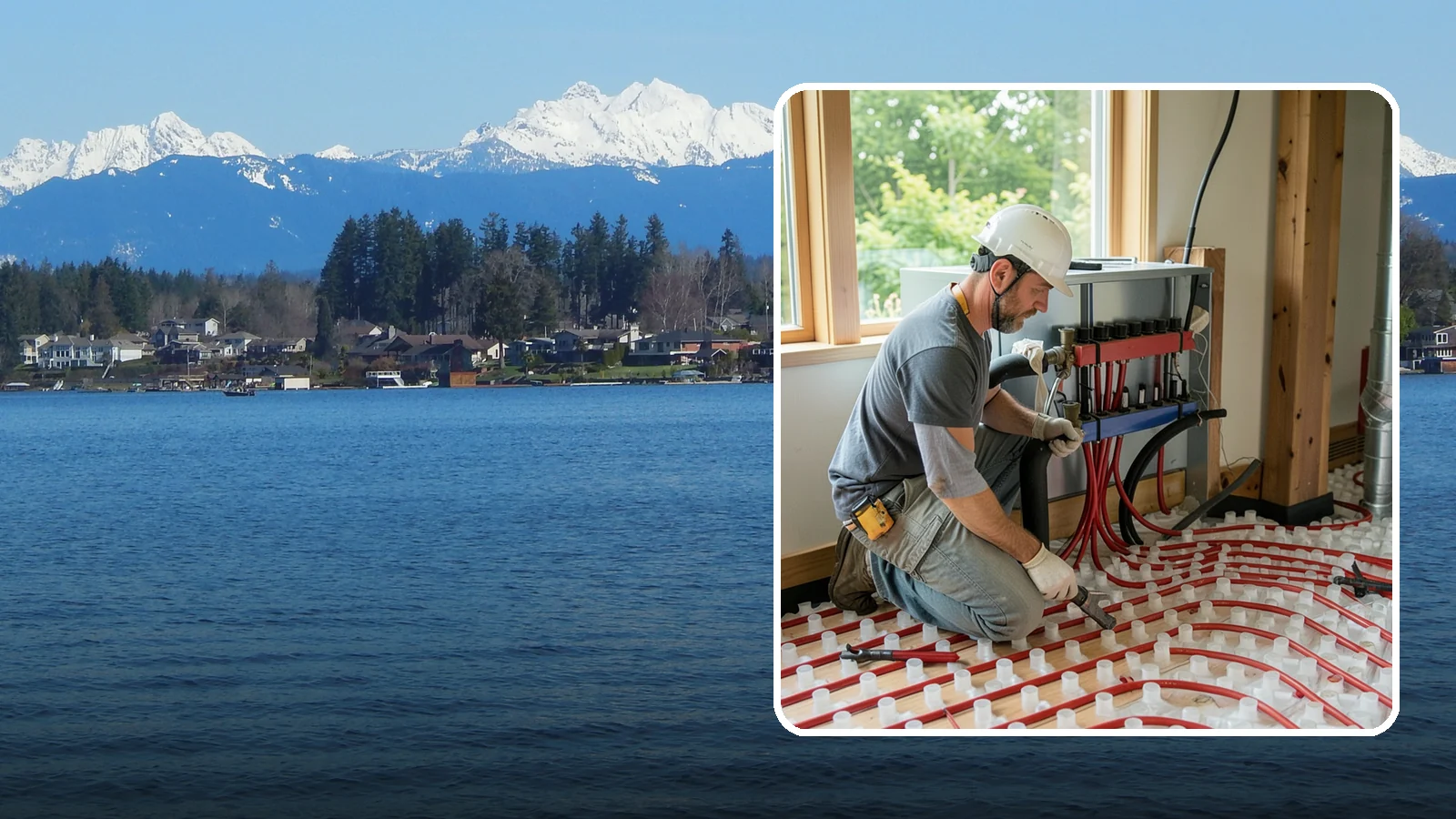 Radiant Heating Installation in Lake Stevens, Snohomish County, WA - We install radiant floor heating systems that deliver even, comfortable warmth from the ground up.