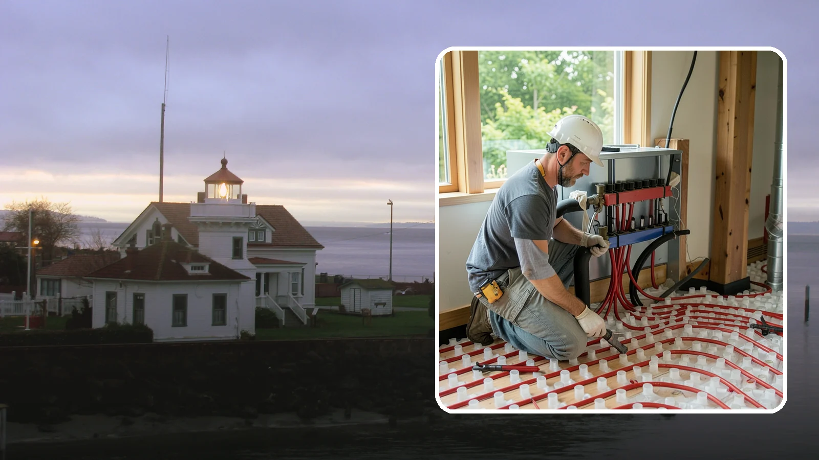 Radiant Heating Installation in Mukilteo, Snohomish County, WA - We install radiant floor heating systems that deliver even, comfortable warmth from the ground up.
