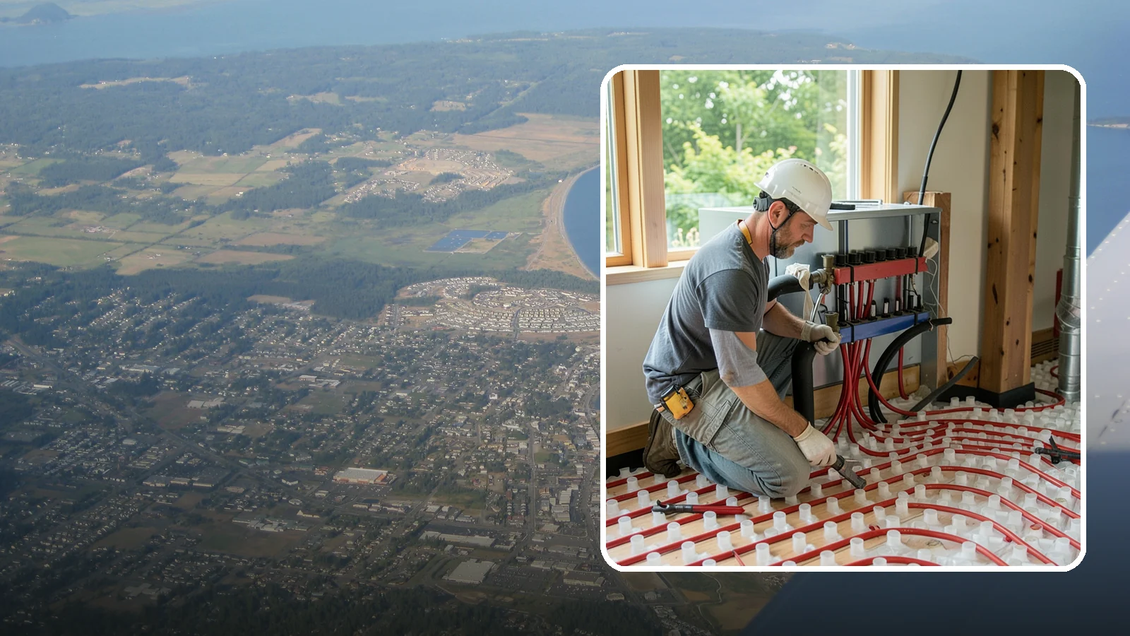 Radiant Heating Installation in Oak Harbor, Island County, WA - We install radiant floor heating systems that deliver even, comfortable warmth from the ground up.