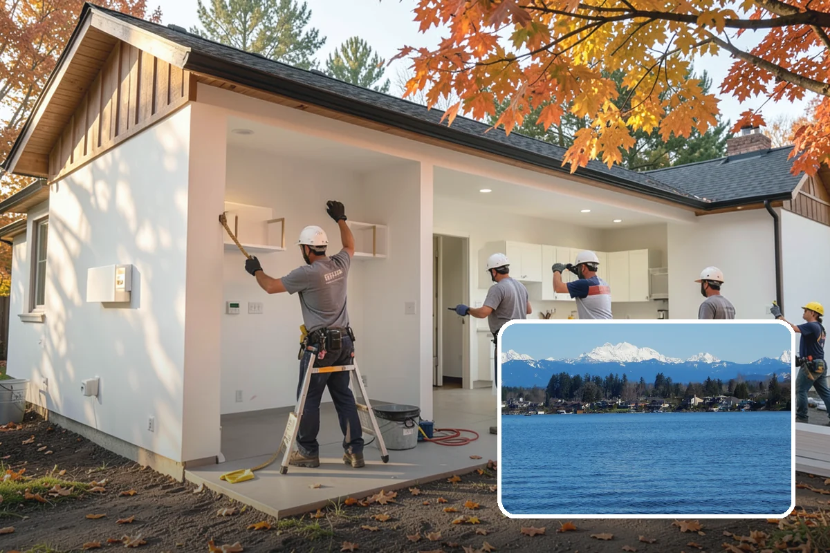 Rainfall Shower Installation in Lake Stevens, Snohomish County, WA - Provides a gentle, immersive rinse