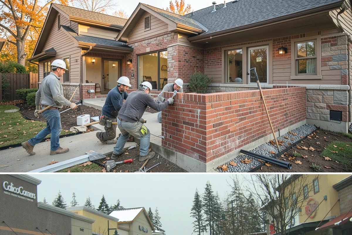 Rainfall Shower Installation in Mill Creek, Snohomish County, WA - A rainfall head is a welcome comfort during long rainy winters, making the cool season a fitting time to install one.