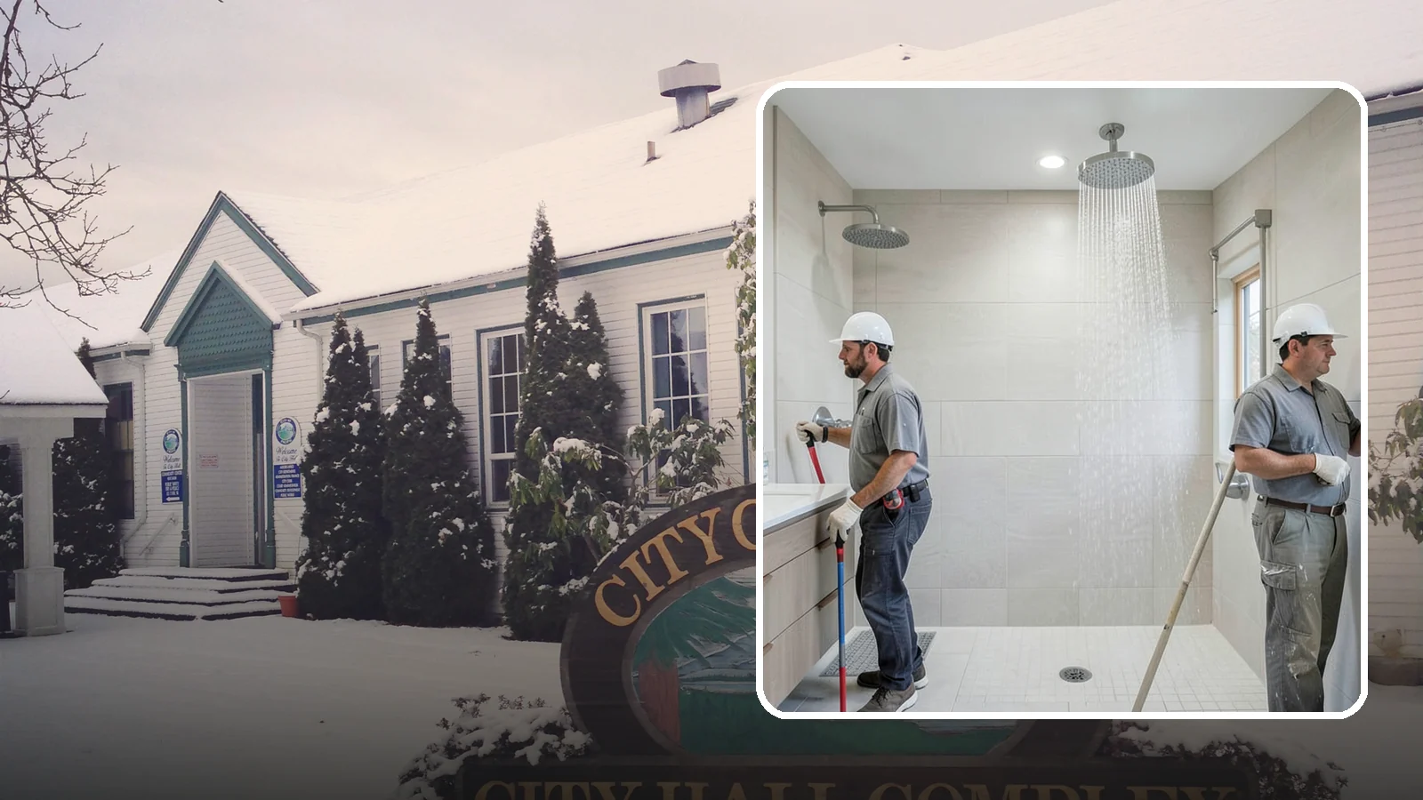 Rainfall Shower Installation in Pacific, King County, WA - A rainfall shower installation delivers a gentle, overhead cascade for a spa-like rinse.