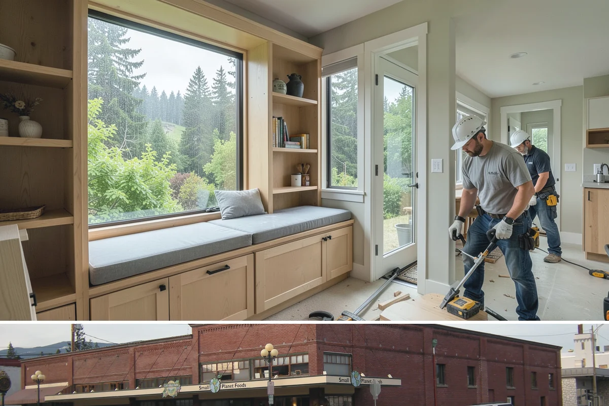 Rainfall Shower Installation in Sedro-Woolley, Skagit County, WA - A rainfall head is a welcome comfort during long rainy winters, making the cool season a fitting time to install one.