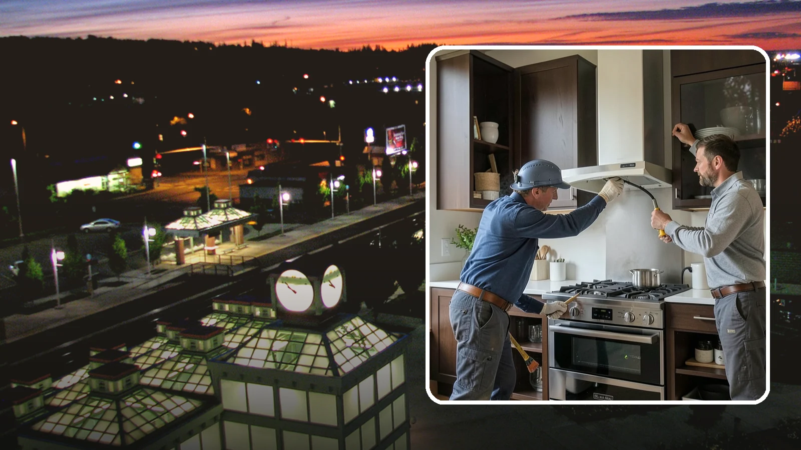 Range Hood Installation in Auburn, King County, WA - Installing a vented range hood to remove smoke, grease, and moisture from your kitchen air.