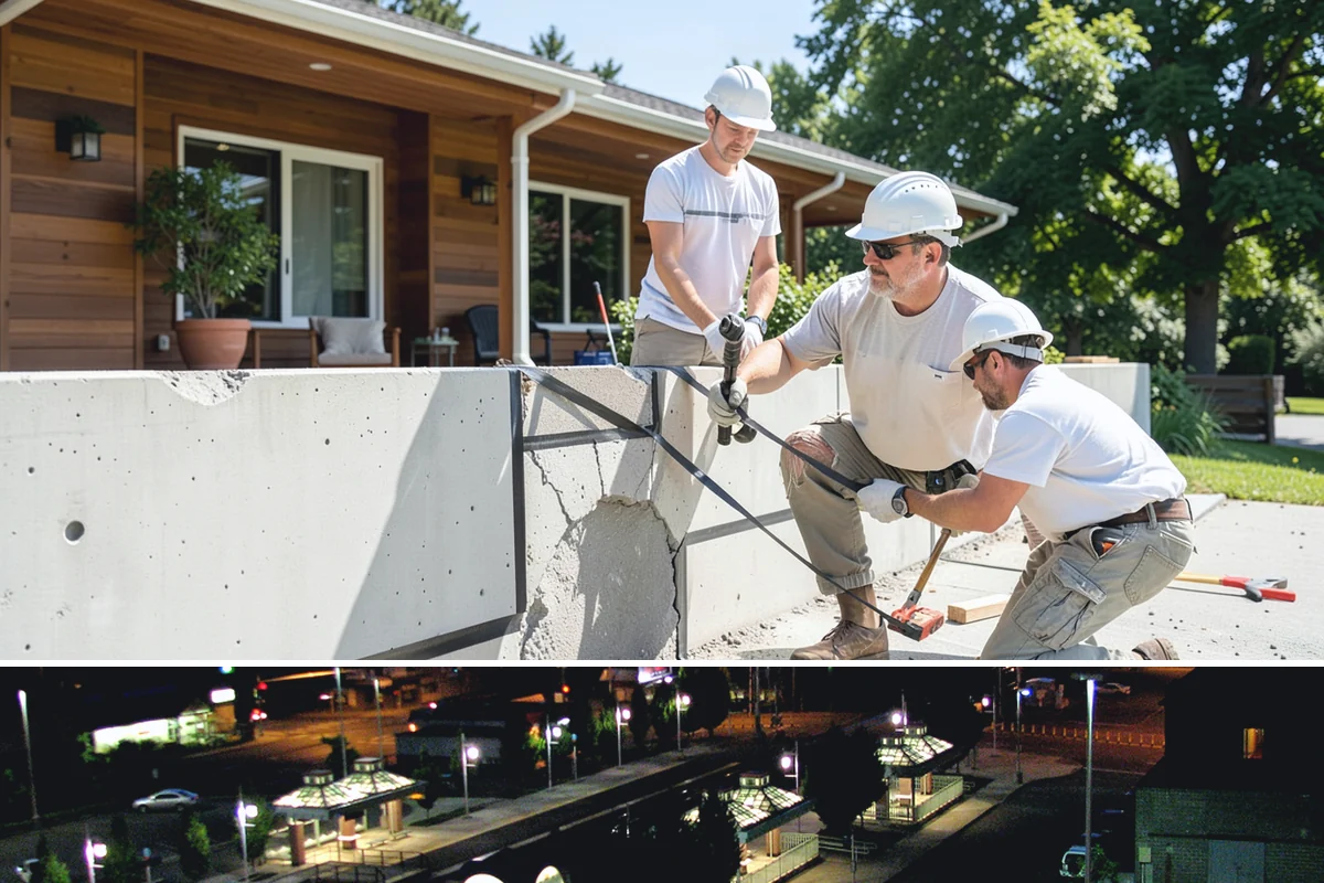 Range Hood Installation in Auburn, King County, WA - Cutting an exterior vent penetration is best done during a dry stretch to seal the opening cleanly.