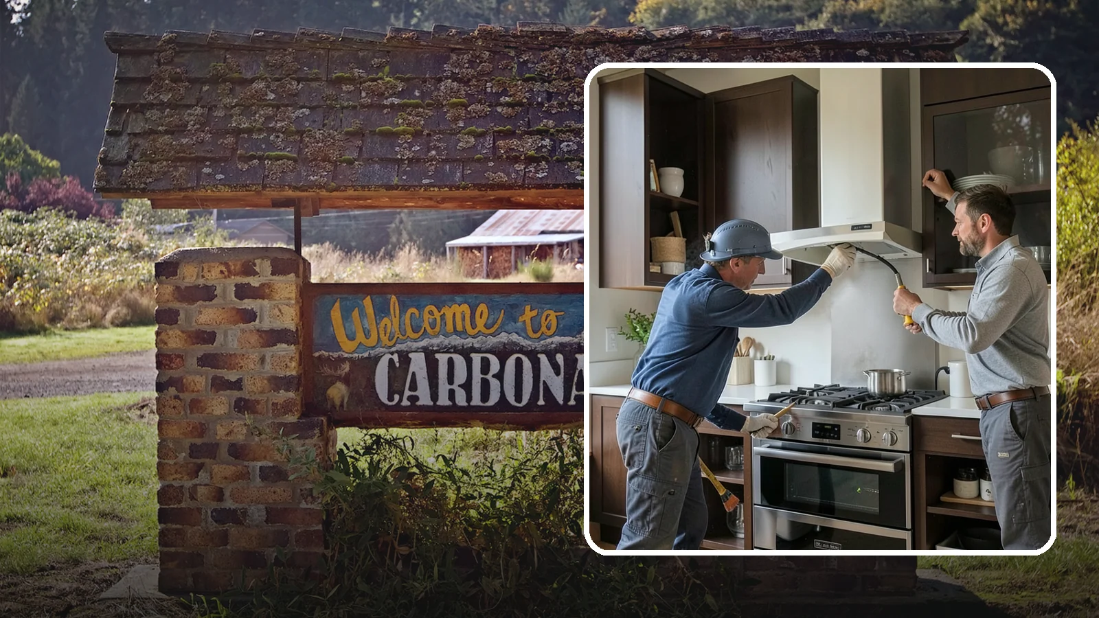 Range Hood Installation in Carbonado, Pierce County, WA - Installing a vented range hood to remove smoke, grease, and moisture from your kitchen air.