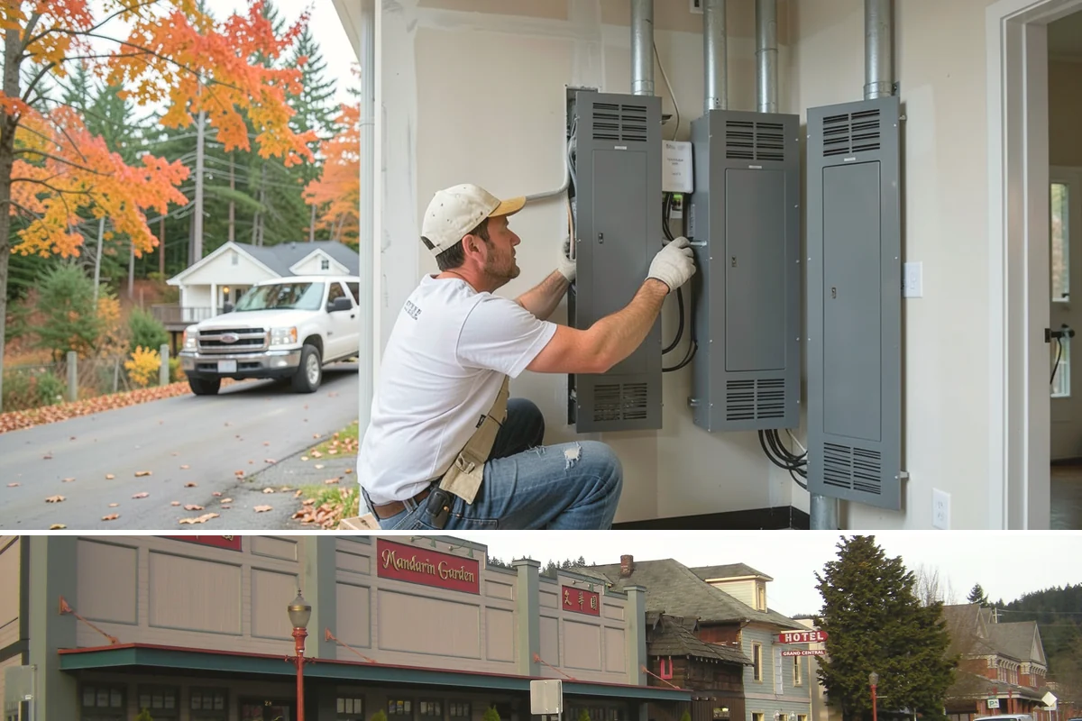 Range Hood Installation in Issaquah, King County, WA - Cutting an exterior vent penetration is best done during a dry stretch to seal the opening cleanly.
