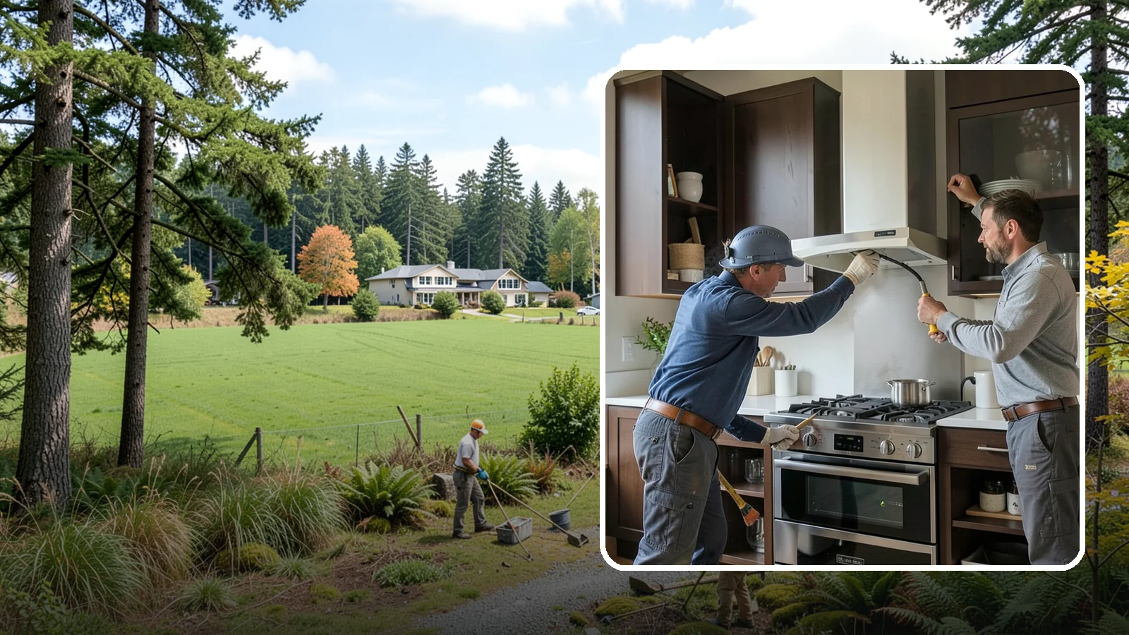Range Hood Installation in Lyman, Skagit County, WA - Installing a vented range hood to remove smoke, grease, and moisture from your kitchen air.