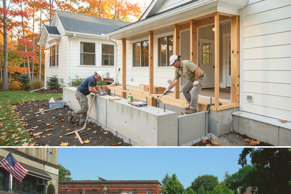 Range Hood Installation in Snohomish, Snohomish County, WA - Cutting an exterior vent penetration is best done during a dry stretch to seal the opening cleanly.