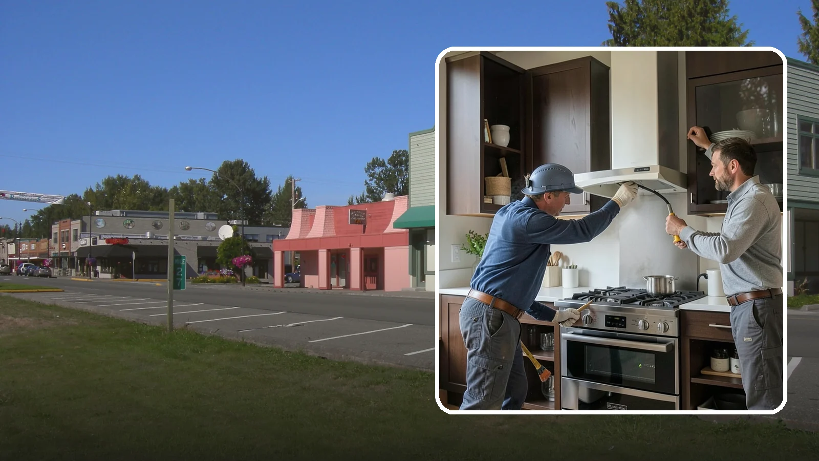 Range Hood Installation in Snoqualmie, King County, WA - Installing a vented range hood to remove smoke, grease, and moisture from your kitchen air.