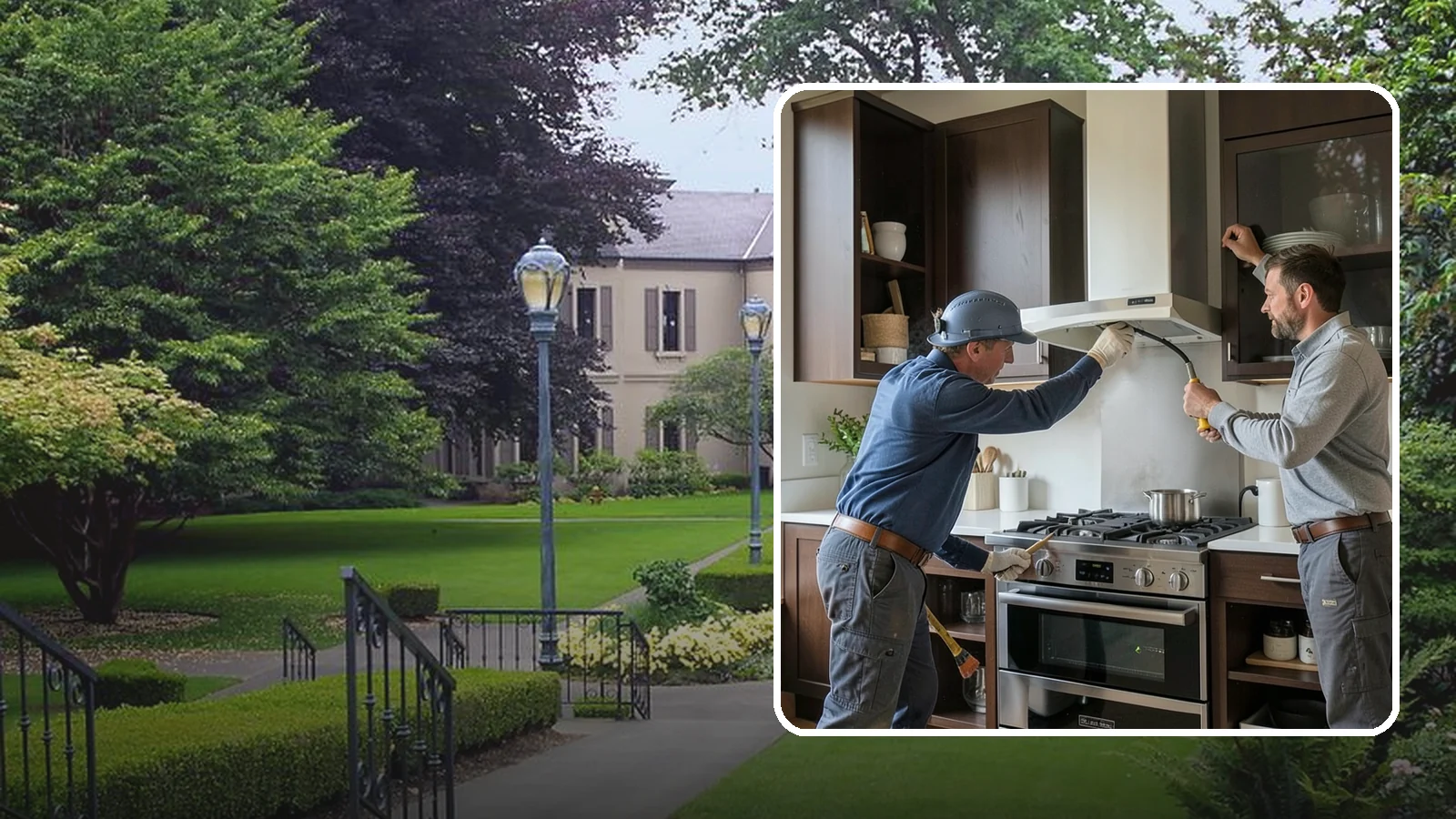 Range Hood Installation in Woodinville, King County, WA - Installing a vented range hood to remove smoke, grease, and moisture from your kitchen air.