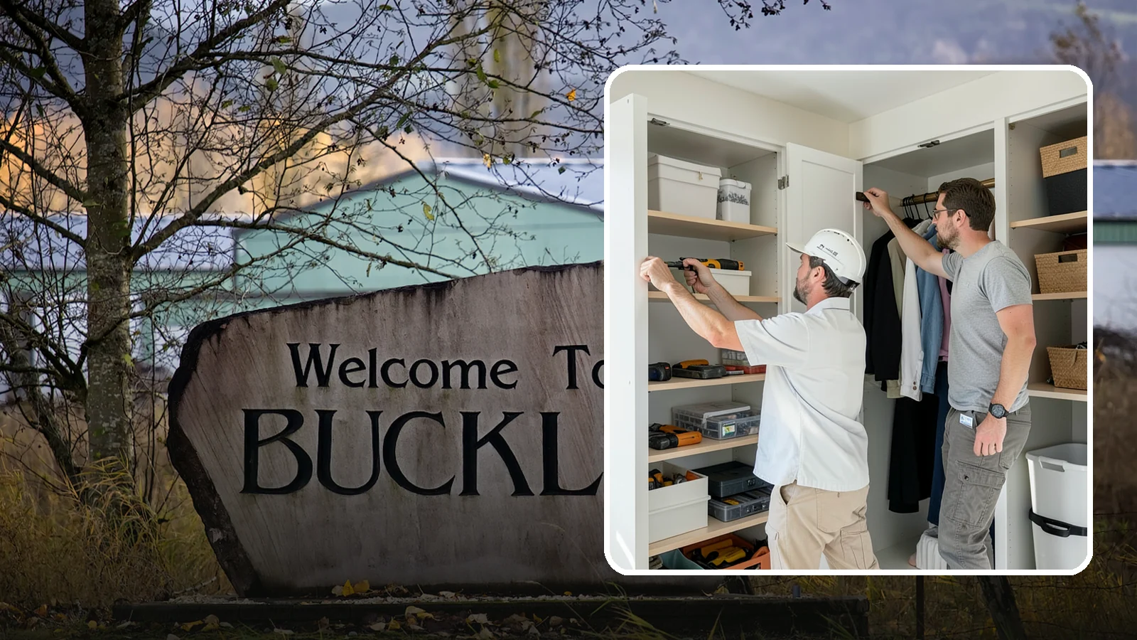 Reach-In Closet Organization in Buckley, Pierce County, WA - We transform cramped reach-in closets into efficient, clutter-free storage with smart custom systems.
