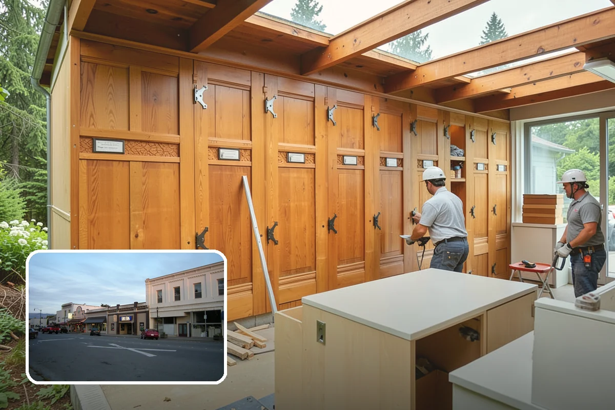 Reach-In Closet Organization in Burlington, Skagit County, WA - Dramatically increased storage in the same footprint