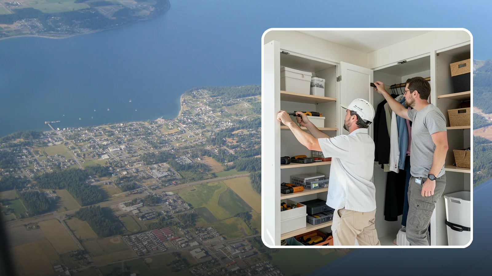 Reach-In Closet Organization in Coupeville, Island County, WA - We transform cramped reach-in closets into efficient, clutter-free storage with smart custom systems.