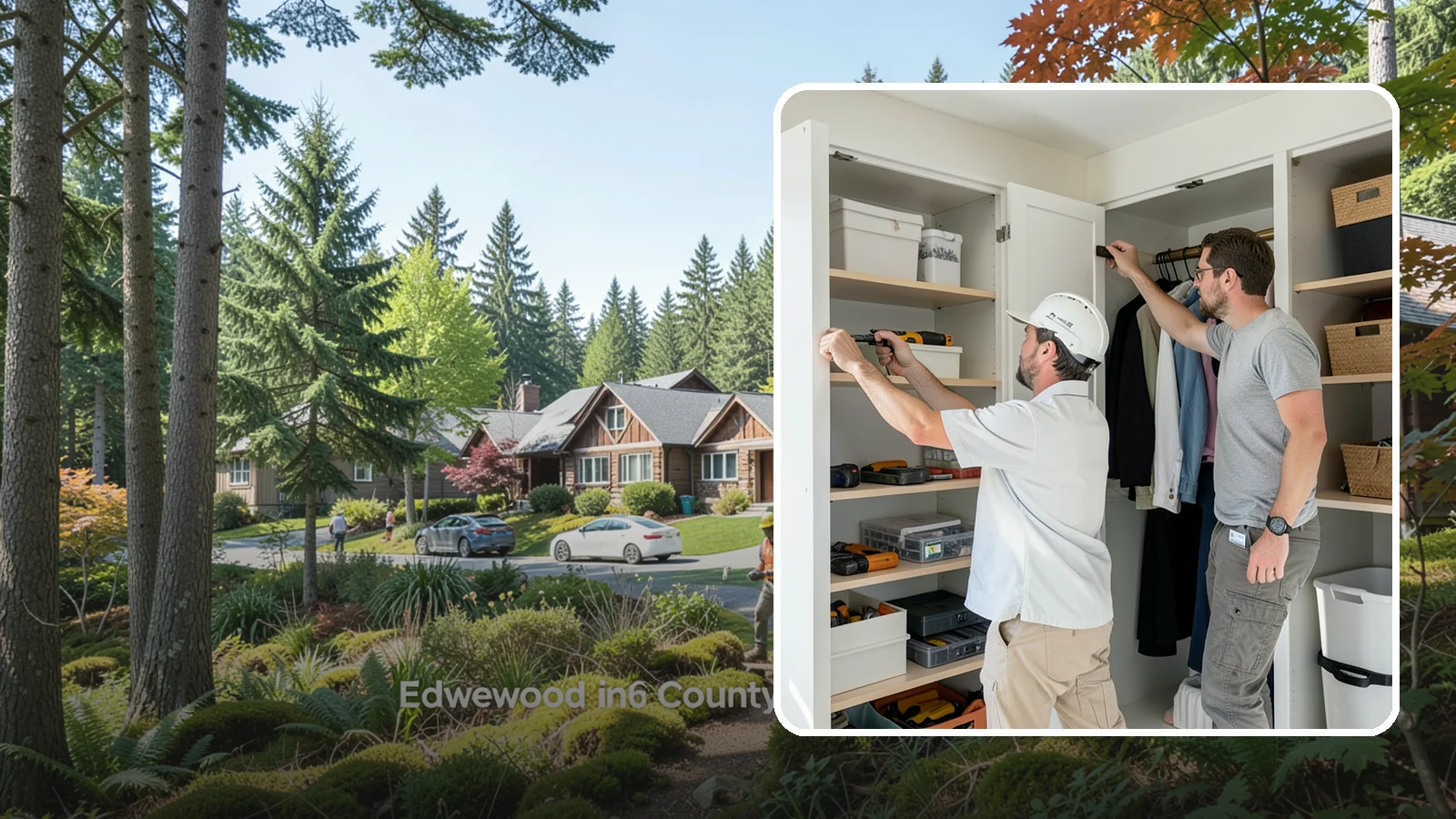 Reach-In Closet Organization in Edgewood, Pierce County, WA - We transform cramped reach-in closets into efficient, clutter-free storage with smart custom systems.