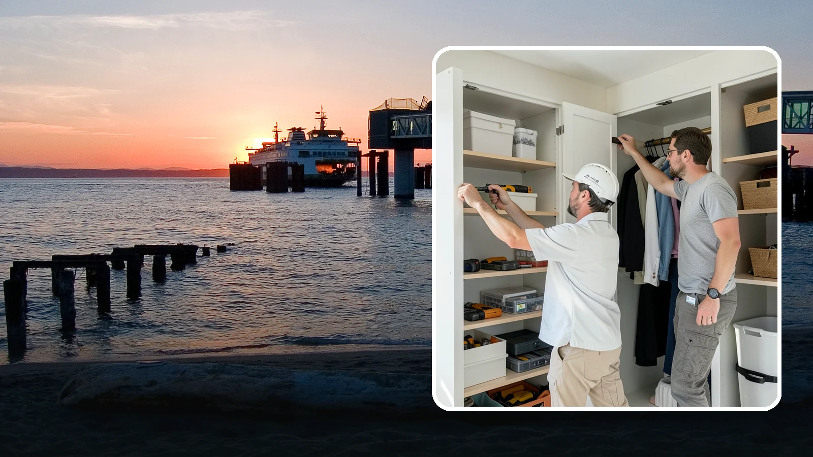 Reach-In Closet Organization in Edmonds, Snohomish County, WA - We transform cramped reach-in closets into efficient, clutter-free storage with smart custom systems.