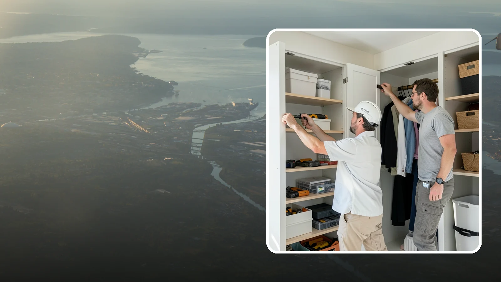 Reach-In Closet Organization in Fife, Pierce County, WA - We transform cramped reach-in closets into efficient, clutter-free storage with smart custom systems.