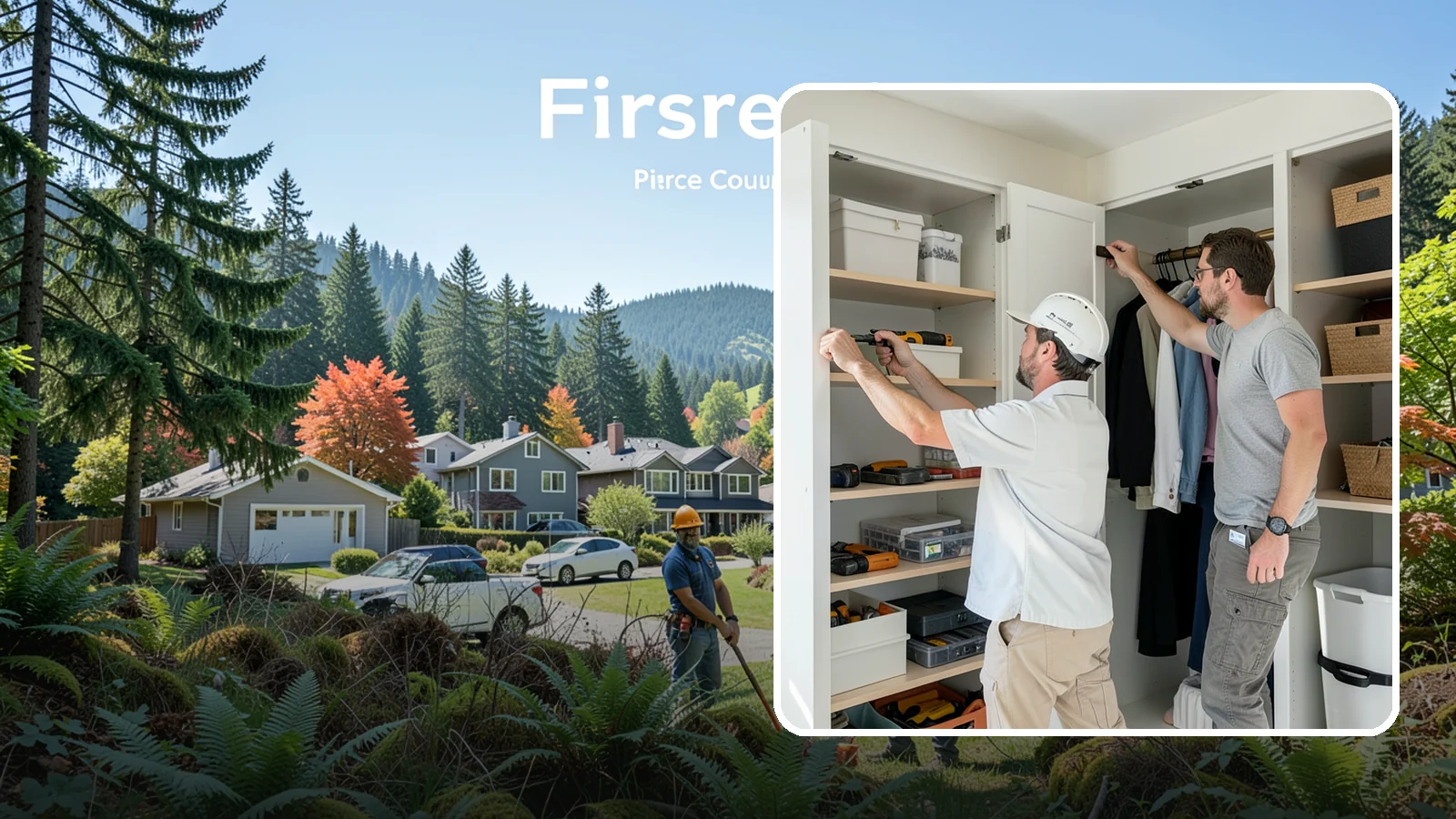 Reach-In Closet Organization in Fircrest, Pierce County, WA - We transform cramped reach-in closets into efficient, clutter-free storage with smart custom systems.
