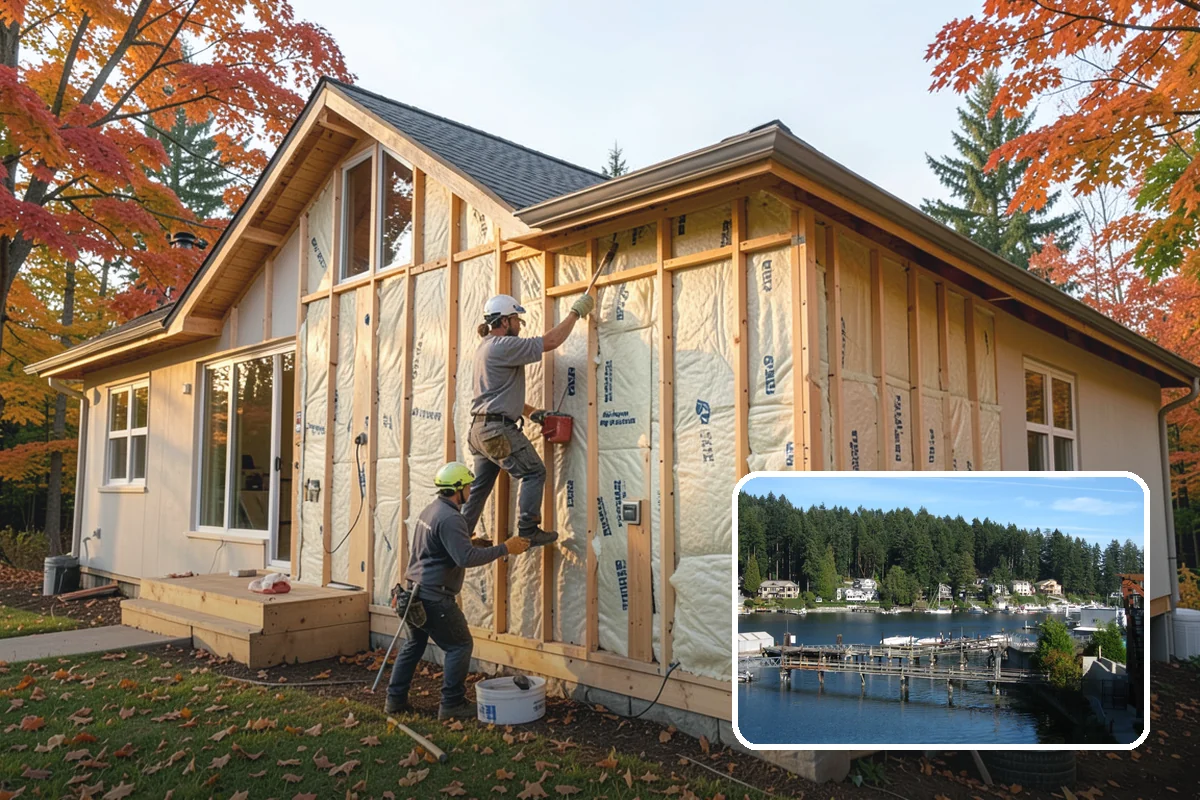 Reach-In Closet Organization in Gig Harbor, Pierce County, WA - Dramatically increased storage in the same footprint