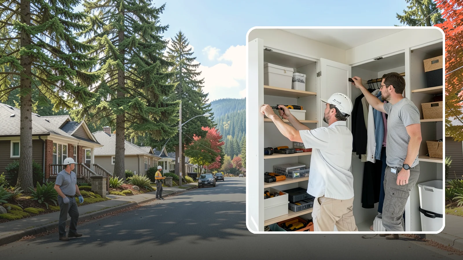 Reach-In Closet Organization in Hunts Point, King County, WA - We transform cramped reach-in closets into efficient, clutter-free storage with smart custom systems.
