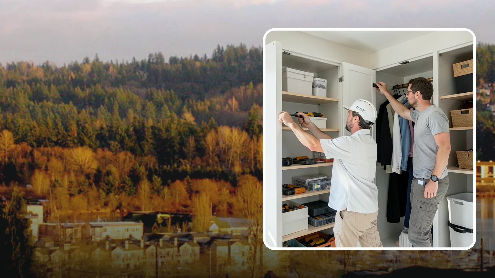 Reach-In Closet Organization in Kenmore, King County, WA - We transform cramped reach-in closets into efficient, clutter-free storage with smart custom systems.
