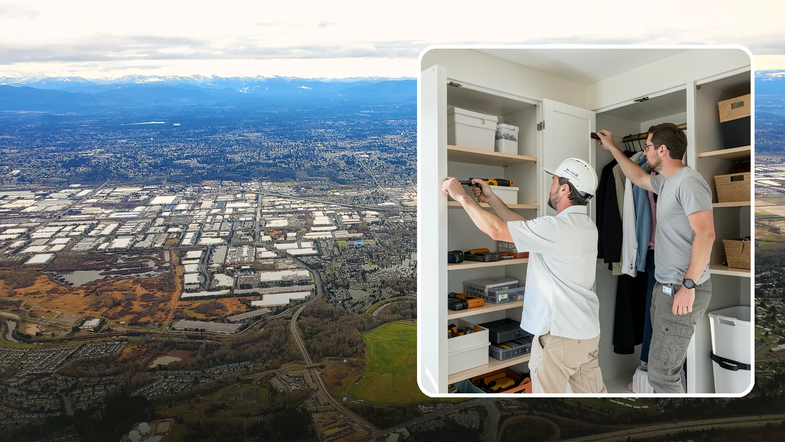 Reach-In Closet Organization in Kent, King County, WA - We transform cramped reach-in closets into efficient, clutter-free storage with smart custom systems.