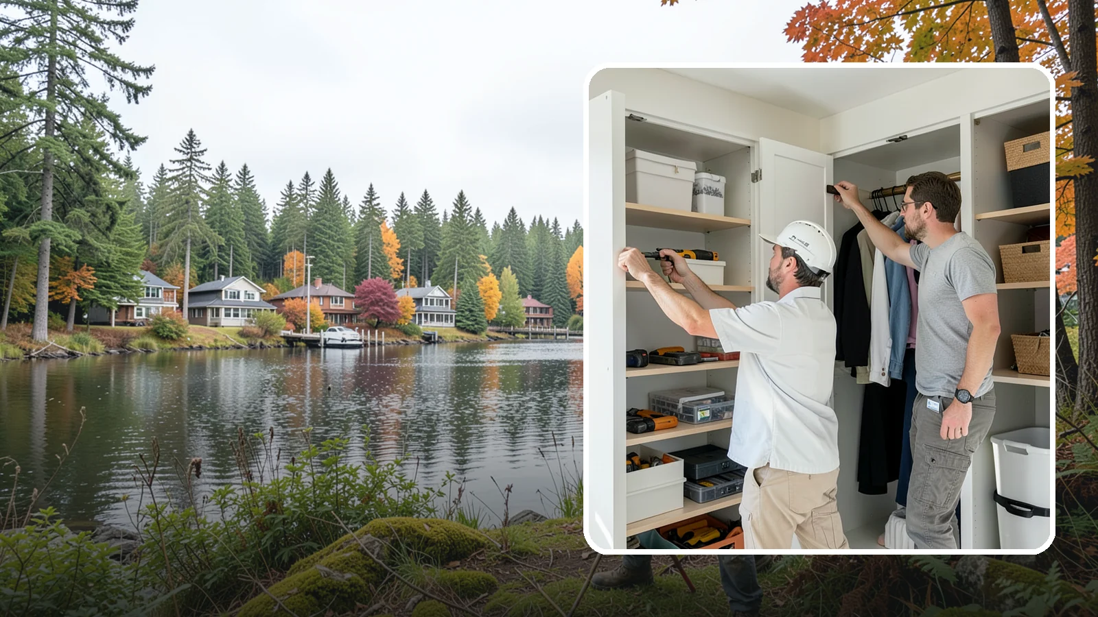 Reach-In Closet Organization in La Conner, Skagit County, WA - We transform cramped reach-in closets into efficient, clutter-free storage with smart custom systems.