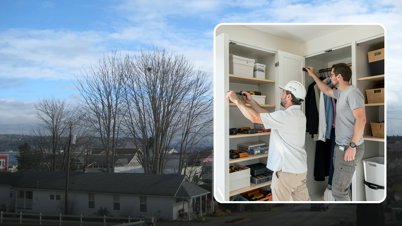 Reach-In Closet Organization in Langley, Island County, WA - We transform cramped reach-in closets into efficient, clutter-free storage with smart custom systems.