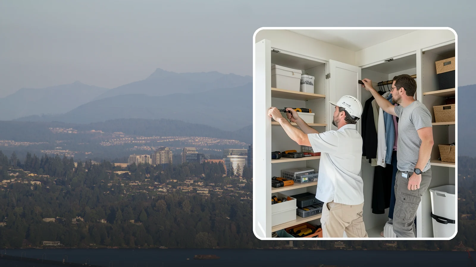Reach-In Closet Organization in Medina, King County, WA - We transform cramped reach-in closets into efficient, clutter-free storage with smart custom systems.