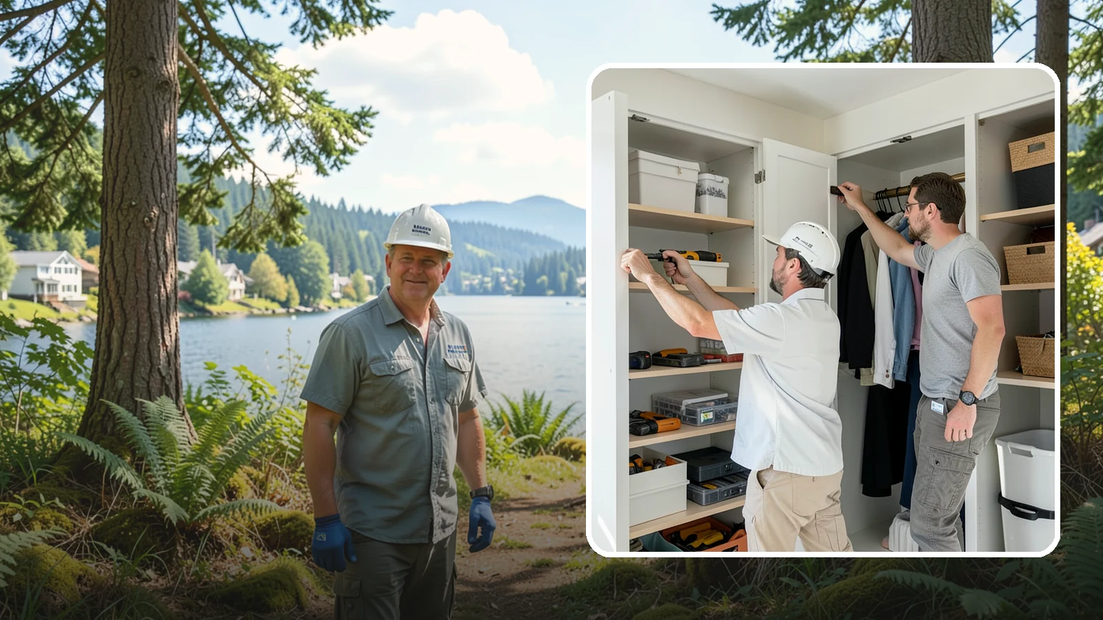 Reach-In Closet Organization in Milton, King County, WA - We transform cramped reach-in closets into efficient, clutter-free storage with smart custom systems.
