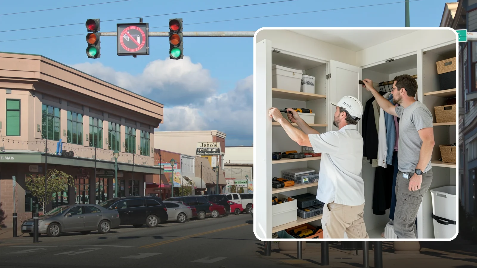 Reach-In Closet Organization in Monroe, Snohomish County, WA - We transform cramped reach-in closets into efficient, clutter-free storage with smart custom systems.