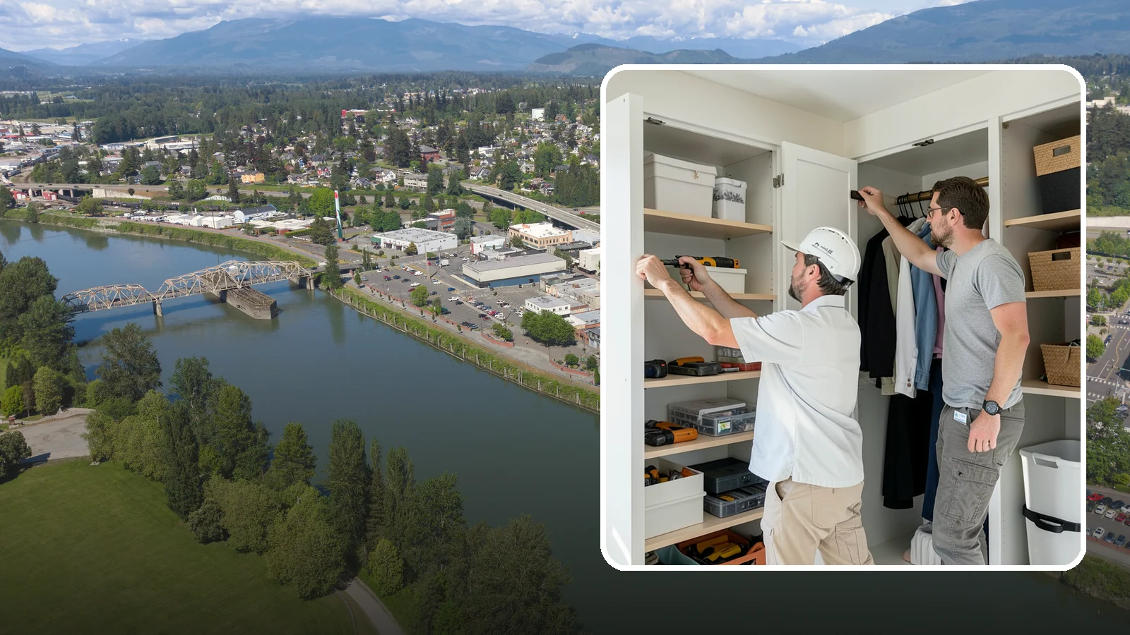 Reach-In Closet Organization in Mount Vernon, Skagit County, WA - We transform cramped reach-in closets into efficient, clutter-free storage with smart custom systems.