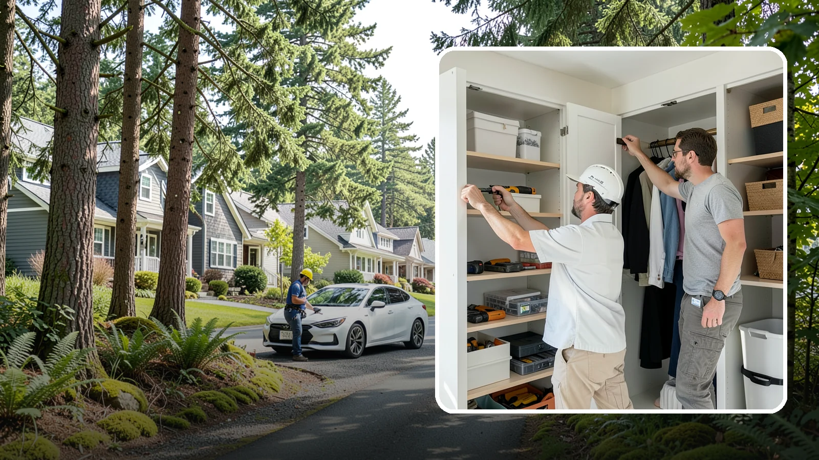 Reach-In Closet Organization in Normandy Park, King County, WA - We transform cramped reach-in closets into efficient, clutter-free storage with smart custom systems.