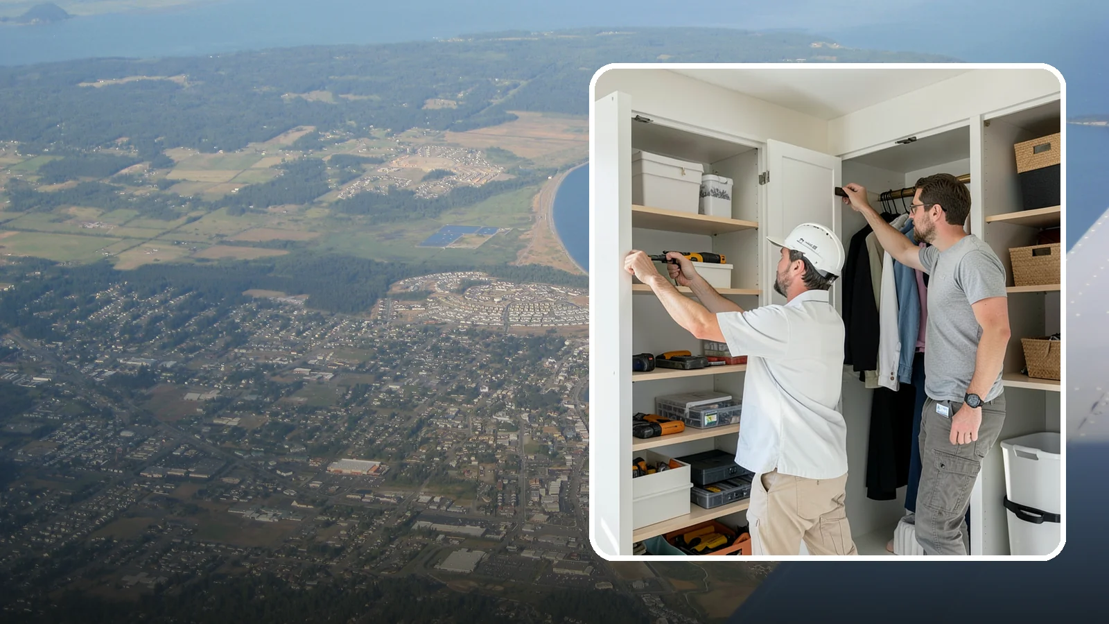 Reach-In Closet Organization in Oak Harbor, Island County, WA - We transform cramped reach-in closets into efficient, clutter-free storage with smart custom systems.