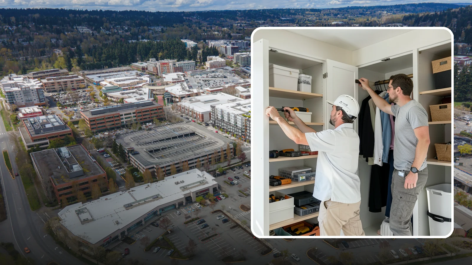 Reach-In Closet Organization in Redmond, King County, WA - We transform cramped reach-in closets into efficient, clutter-free storage with smart custom systems.
