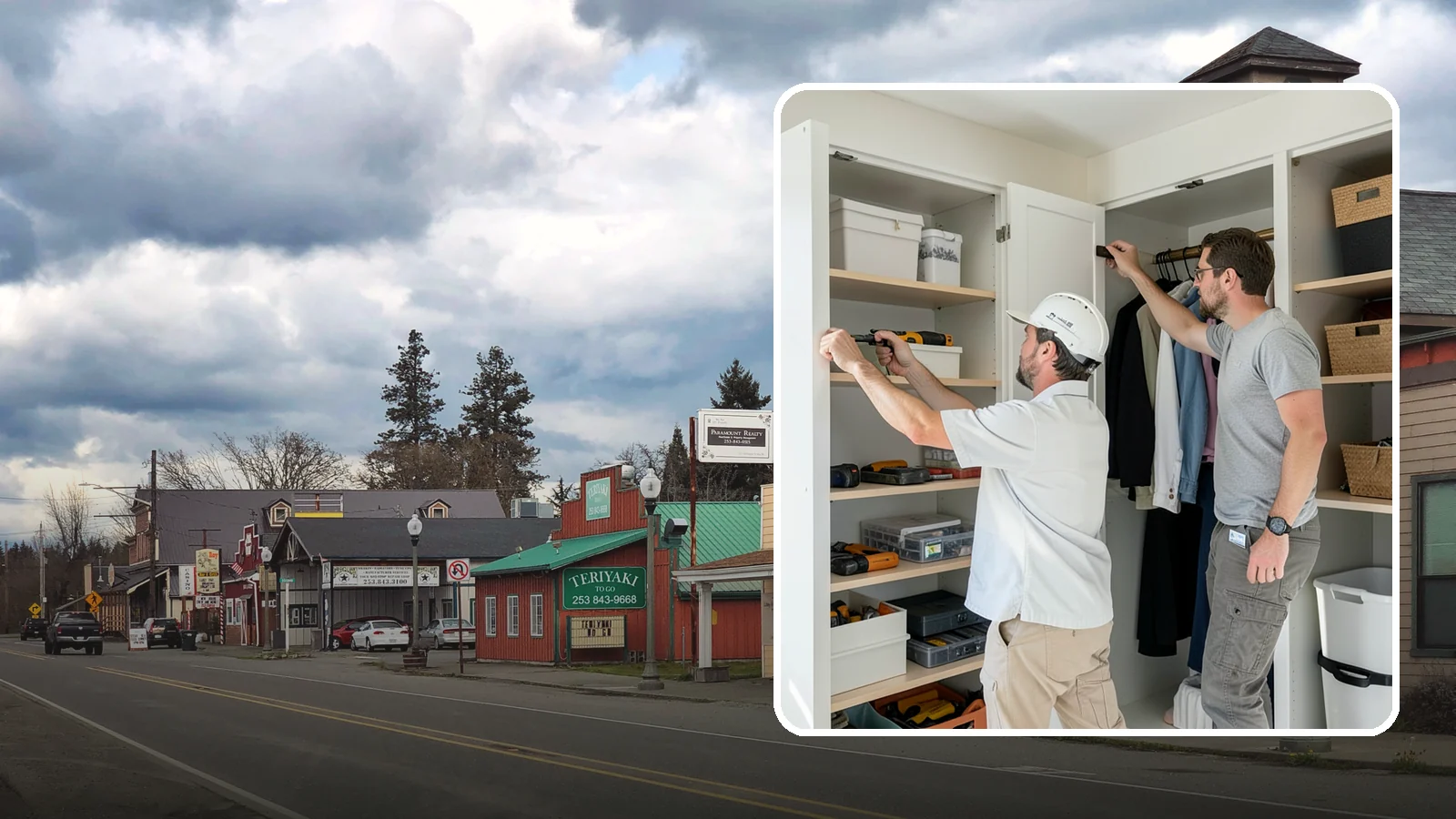 Reach-In Closet Organization in Roy, Pierce County, WA - We transform cramped reach-in closets into efficient, clutter-free storage with smart custom systems.