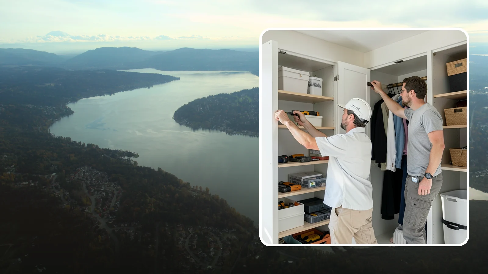 Reach-In Closet Organization in Sammamish, King County, WA - We transform cramped reach-in closets into efficient, clutter-free storage with smart custom systems.