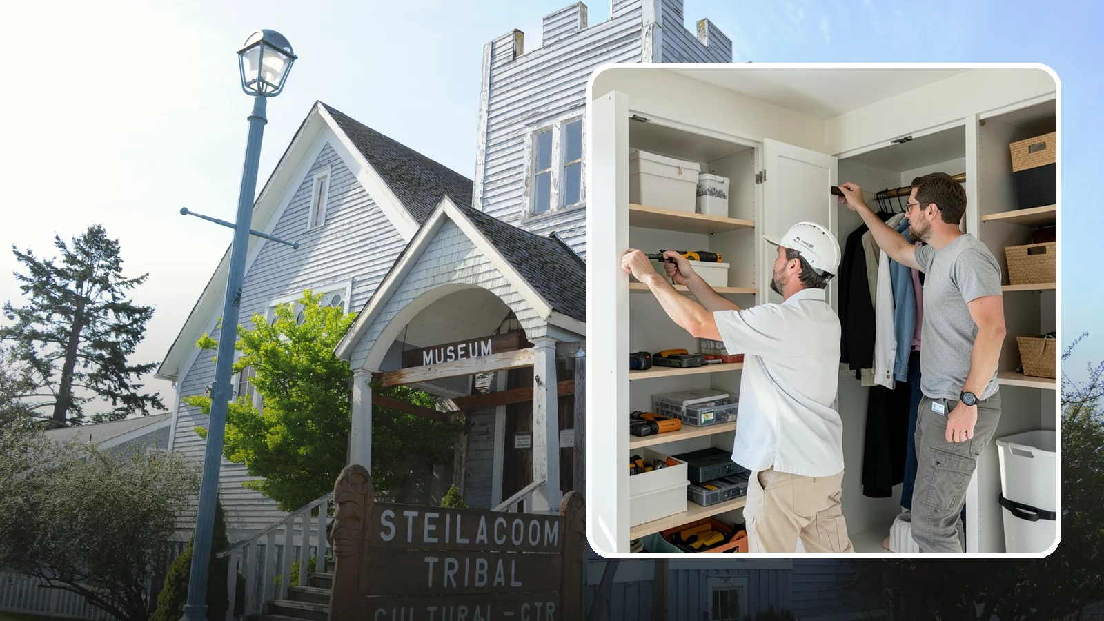 Reach-In Closet Organization in Steilacoom, Pierce County, WA - We transform cramped reach-in closets into efficient, clutter-free storage with smart custom systems.