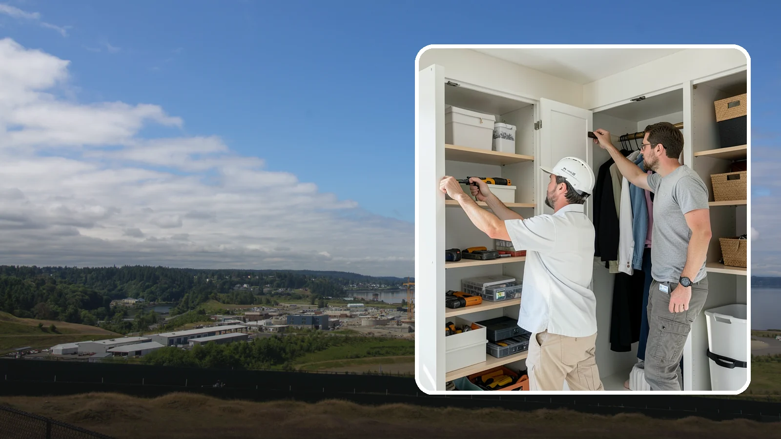 Reach-In Closet Organization in University Place, Pierce County, WA - We transform cramped reach-in closets into efficient, clutter-free storage with smart custom systems.