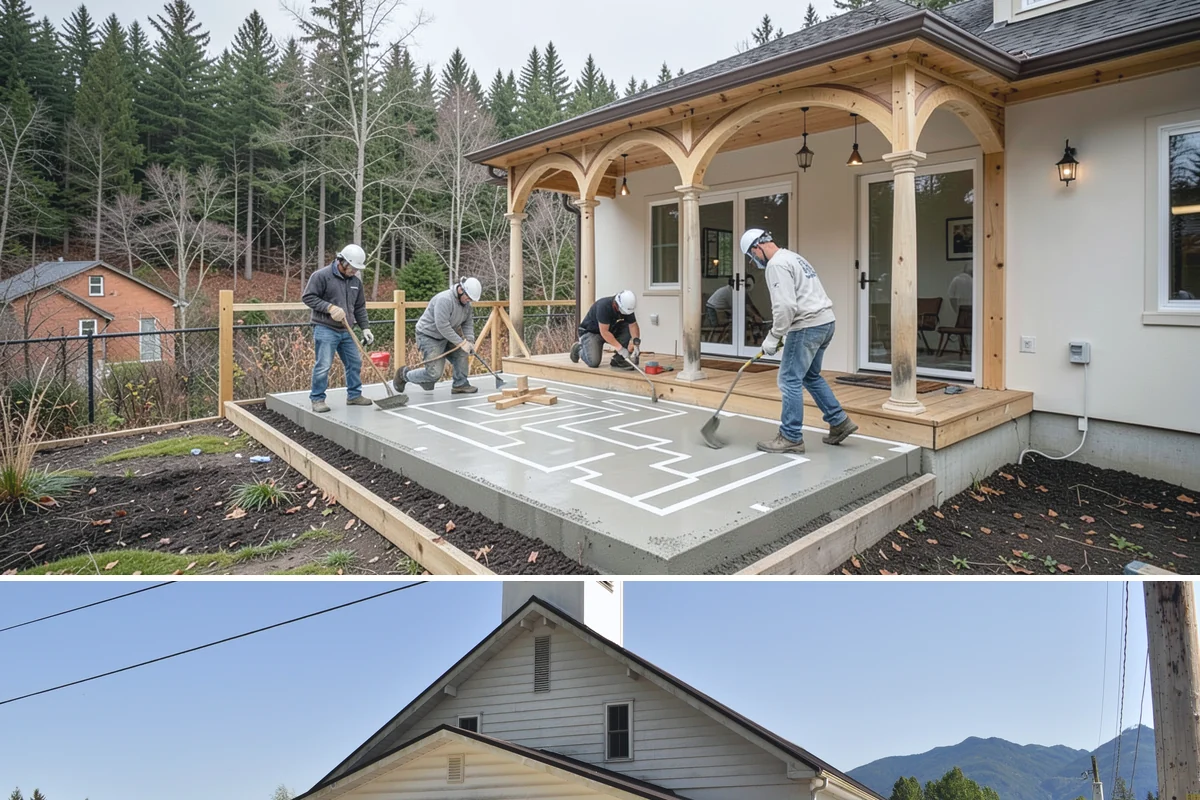 Reading Nook Construction in Concrete, Skagit County, WA - Reading nooks are quick interior builds well suited to cozy winter scheduling.