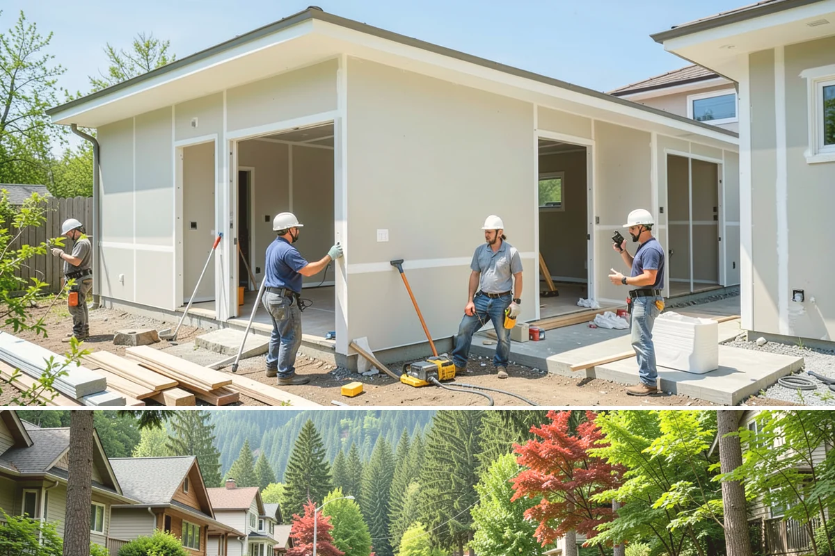 Reading Nook Construction in Darrington, Snohomish County, WA - Reading nooks are quick interior builds well suited to cozy winter scheduling.