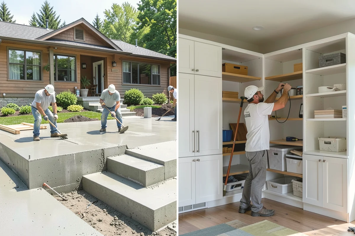 Reading Nook Construction in Duvall, King County, WA - We identify the nook location and comfort needs