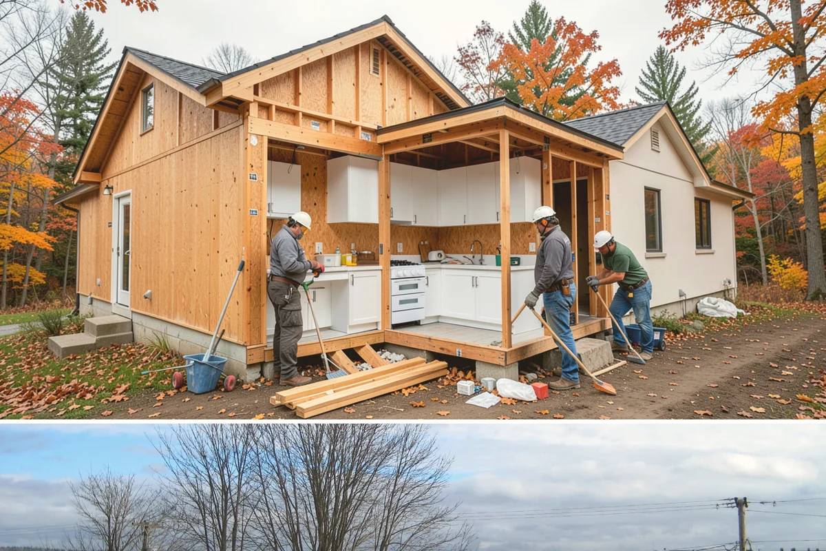 Reading Nook Construction in Langley, Island County, WA - Reading nooks are quick interior builds well suited to cozy winter scheduling.