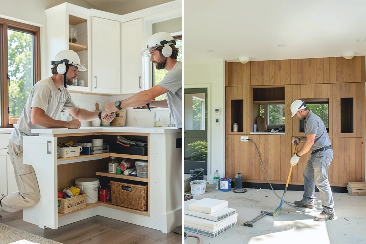 Reading Nook Construction in Marysville, Snohomish County, WA - We identify the nook location and comfort needs