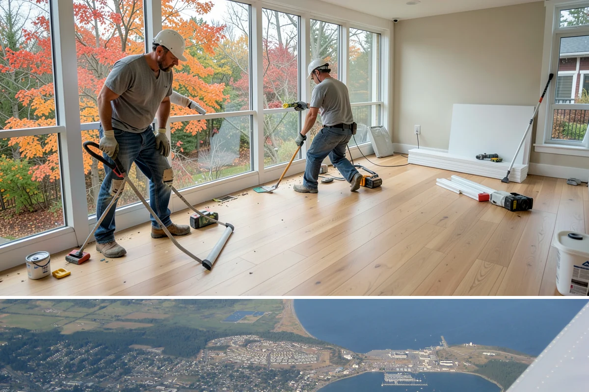 Reading Nook Construction in Oak Harbor, Island County, WA - Reading nooks are quick interior builds well suited to cozy winter scheduling.