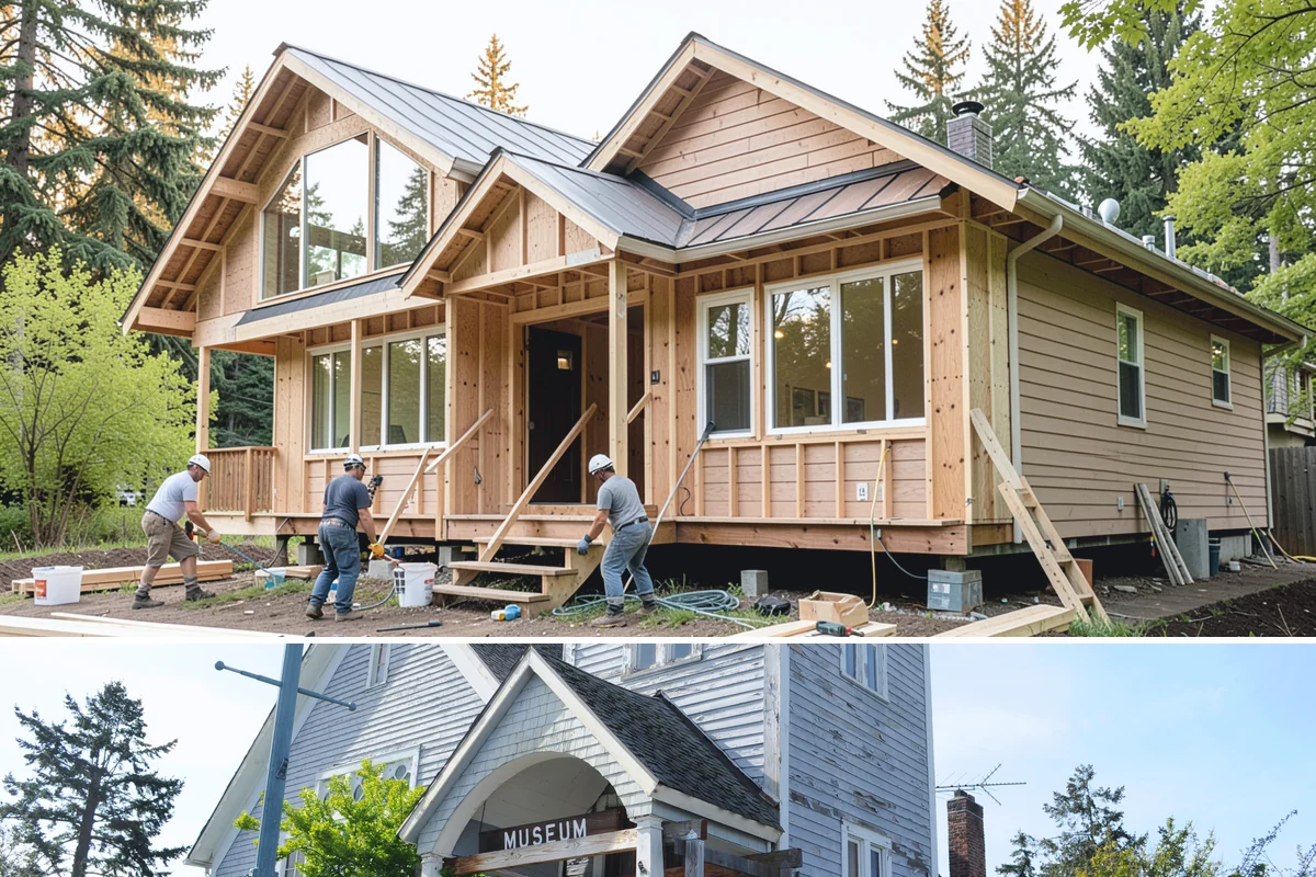 Reading Nook Construction in Steilacoom, Pierce County, WA - Reading nooks are quick interior builds well suited to cozy winter scheduling.
