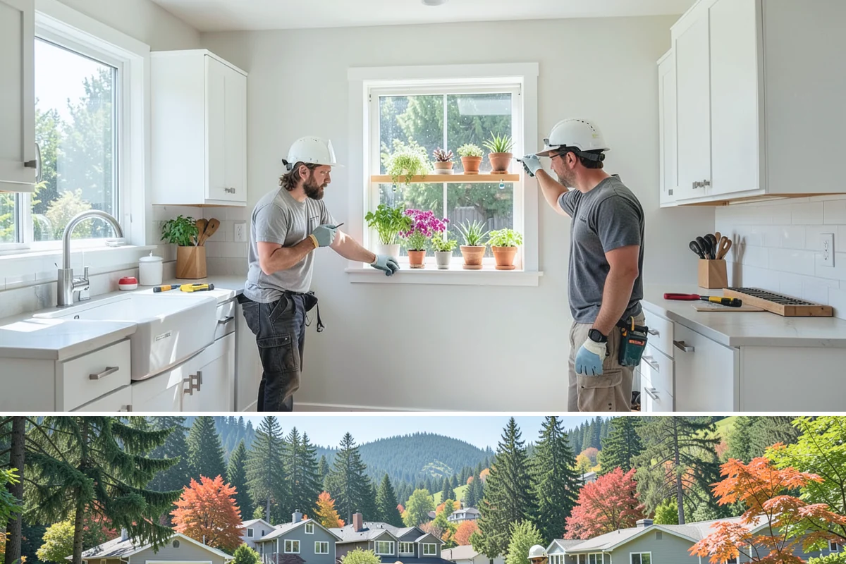 Recessed Lighting Installation in Fircrest, Pierce County, WA - Recessed lighting installs year-round and brightens interiors during the dark PNW winter months.