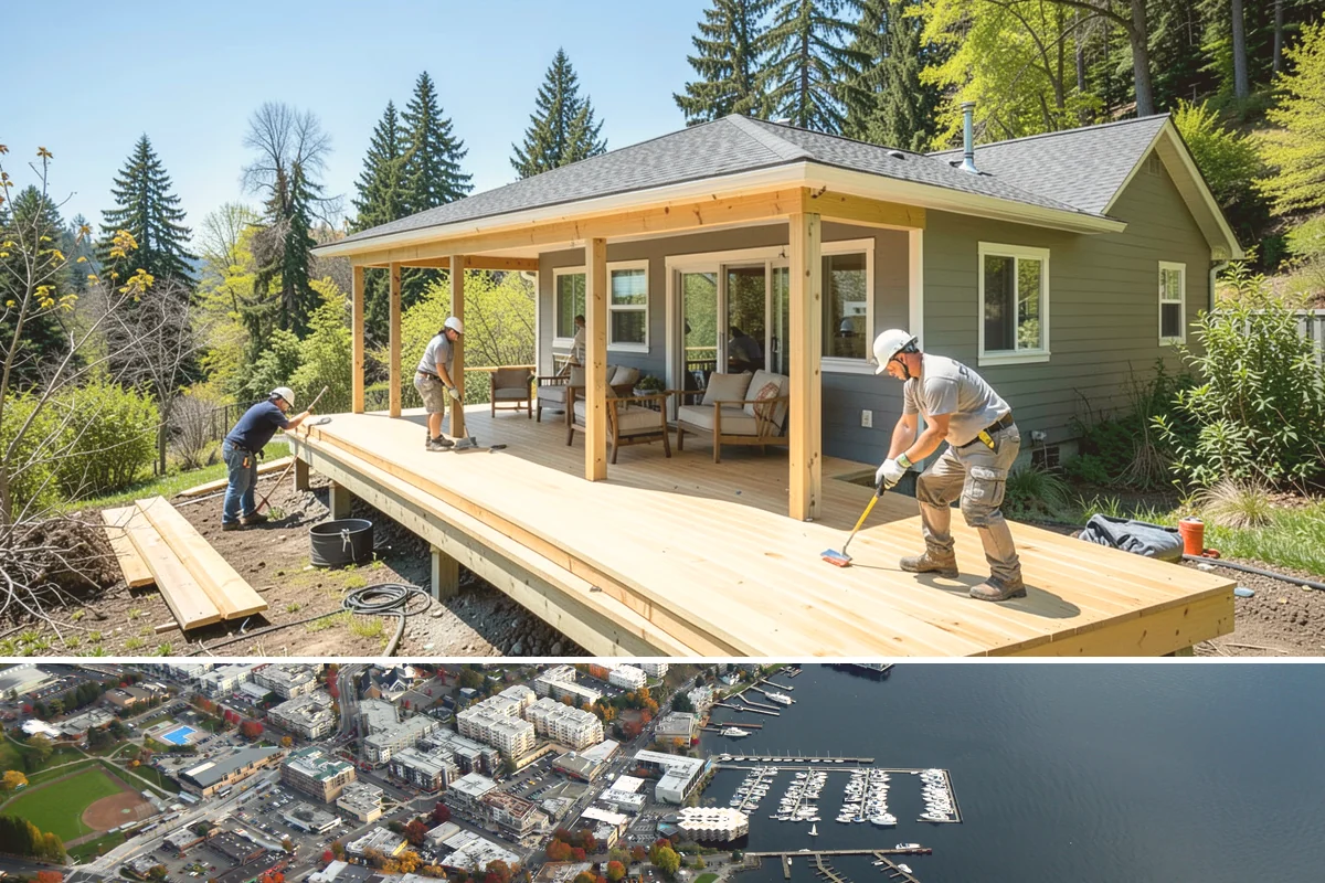 Recessed Lighting Installation in Kirkland, King County, WA - Recessed lighting installs year-round and brightens interiors during the dark PNW winter months.