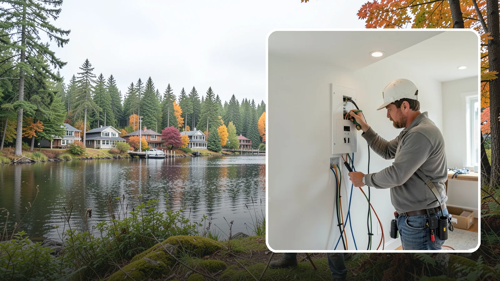 Recessed Lighting Installation in La Conner, Skagit County, WA - We install energy-efficient recessed LED lighting for even, modern illumination in any room.
