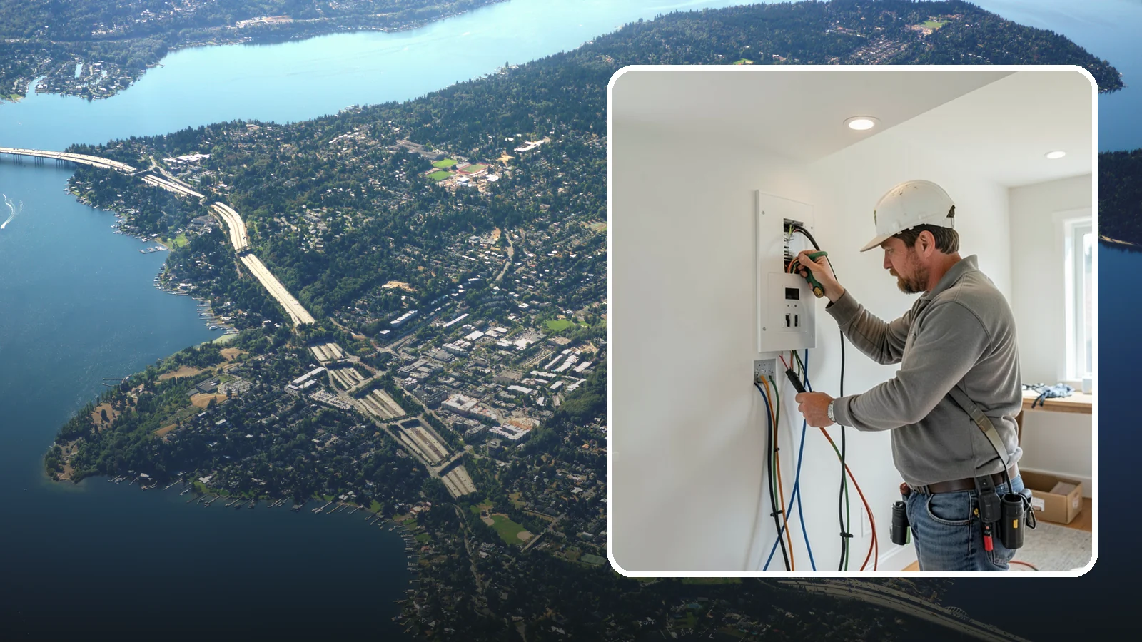 Recessed Lighting Installation in Mercer Island, King County, WA - We install energy-efficient recessed LED lighting for even, modern illumination in any room.
